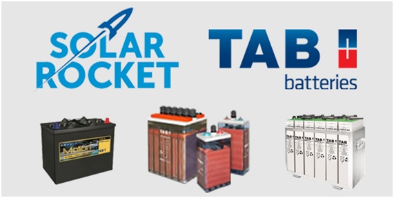 Exclusiva de venta en España de TAB Batteries para Solar Rocket