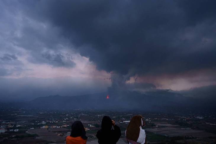 Los gases del volcán no afectarán la calidad del aire peninsular