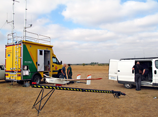 Andalucía. Medio Ambiente realizará pruebas de seguimiento de incendios en horario nocturno con un avión no tripulado