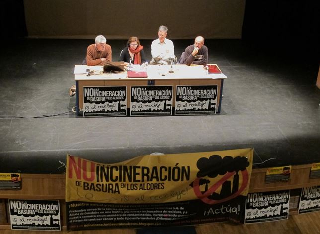 La plataforma contraria a la incineración de residuos en Alcalá convoca una manifestación