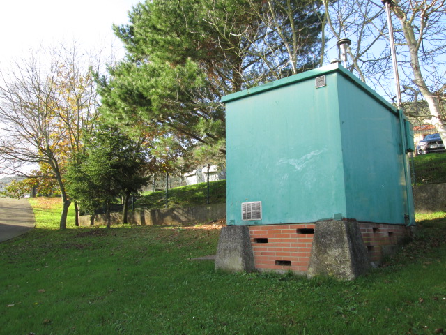 Asturias.  Ayer se disparo el benceno y las partículas a pesar del diluvio que caía