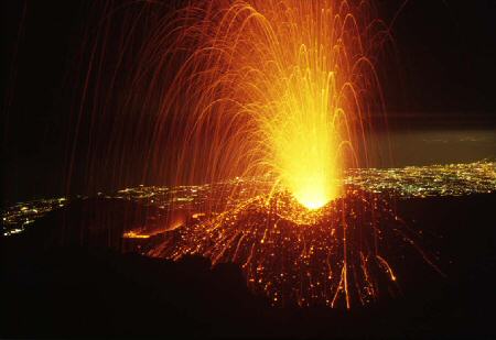 El volcán Etna entra en erupción