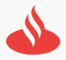 Banco Santander verde