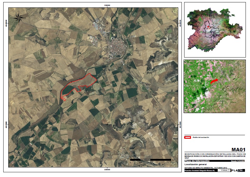 Anuladas en Valladolid 400 viviendas con campo de golf a 2 Km de Medina de Rioseco por el TSJCyL
