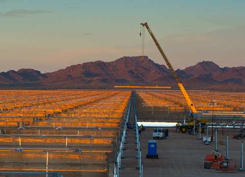 Rioglass en Arizona suministra los espejos para ‘Solana’