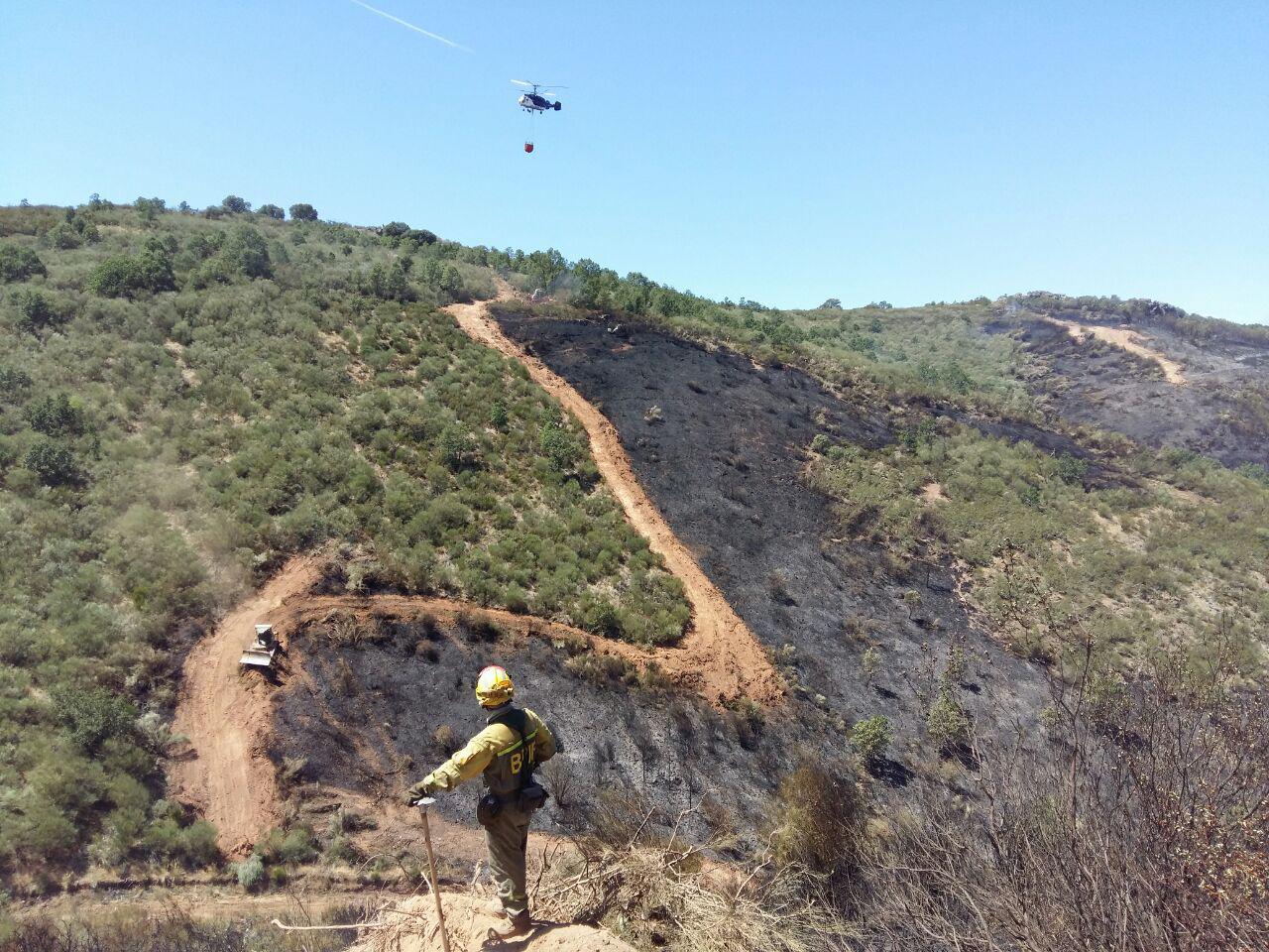 44 movilizaciones de medios aéreos y 8 Brigadas de extinción en la lucha contra el fuego este fin de semana