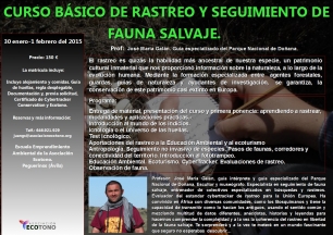 Vive la naturaleza como nunca antes con el curso básico de rastreo y seguimiento de fauna salvaje