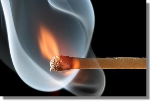 No encender fuego en el campo ni arrojar cerillas