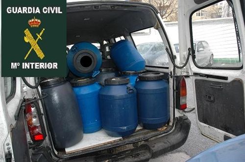 Desmantelan una trama dedicada a la recogida de residuos de aceite de forma fraudulenta