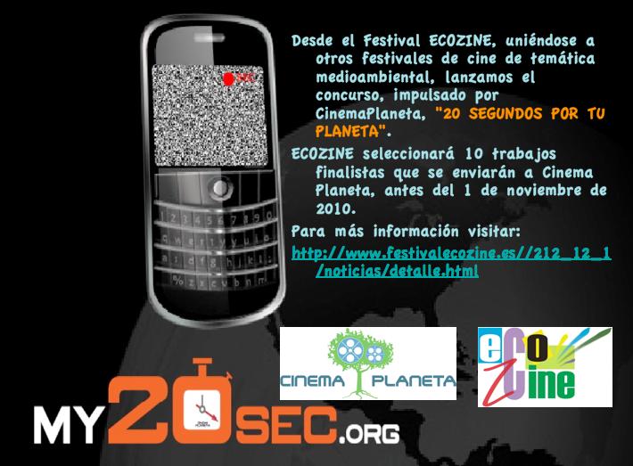 Concurso 20 segundos por tu planeta: tu visión una solución