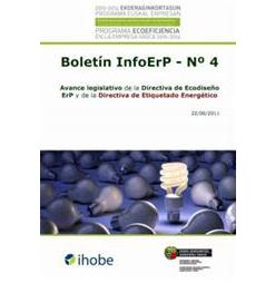 Las novedades legislativas sobre Etiquetado Energético y Ecodiseño ErP recogidas en el cuarto boletín InfoErP de Ihobe