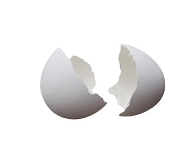 Serrín y cáscara de huevo