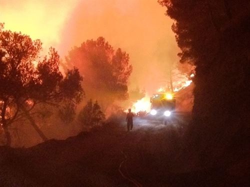 Prisión por provocar incendio en la Sierra de La Muela de Murcia