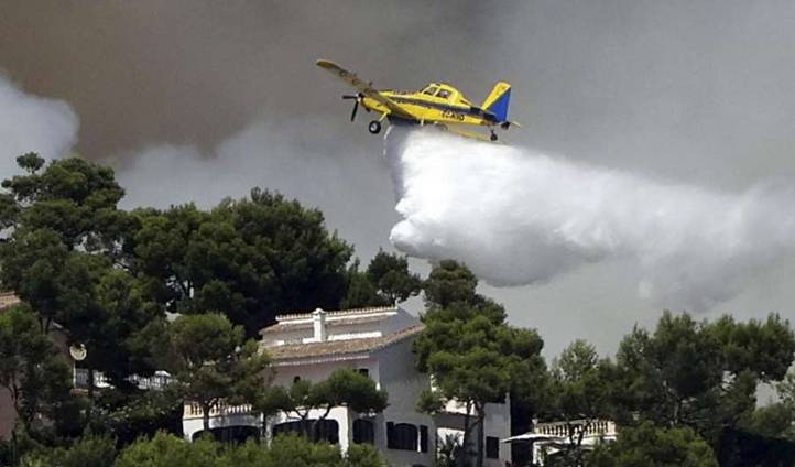 Buscan a los autores de los fuegos de Andratx y Paguera (Palma)