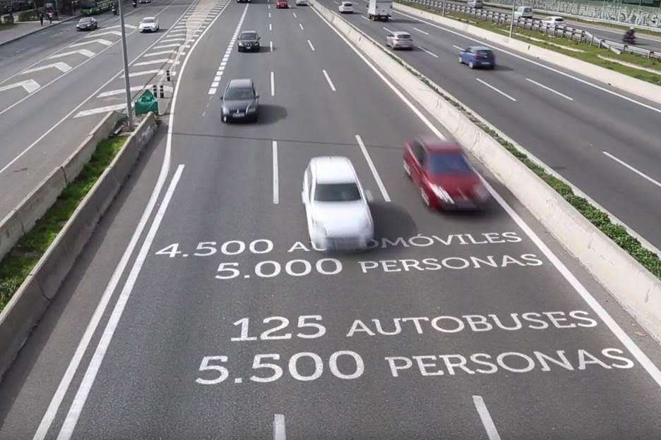 Madrid. El carril Bus-VAO en la A-2 será realidad en 2018