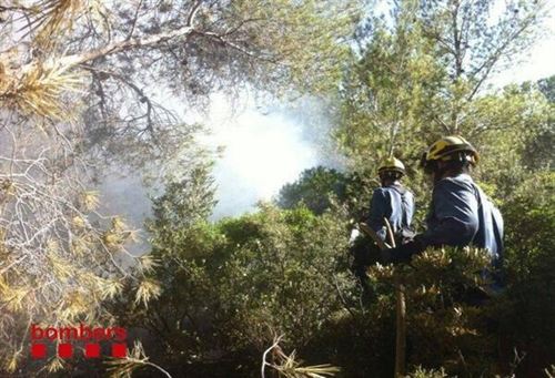 Controlado el incendio forestal de Miravet (Tarragona)