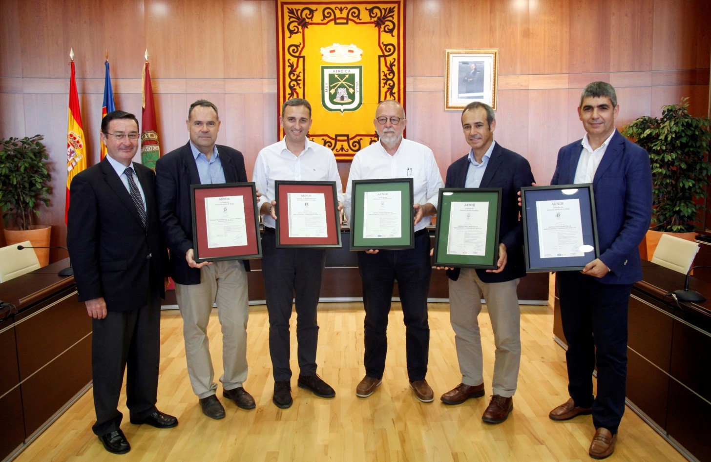 Global Omnium logra cinco nuevos certificados AENOR que avalan la eficiencia de la gestión del agua en Calpe