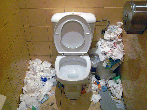 Estamos dispuestos a limpiarnos el trasero con papel reciclado