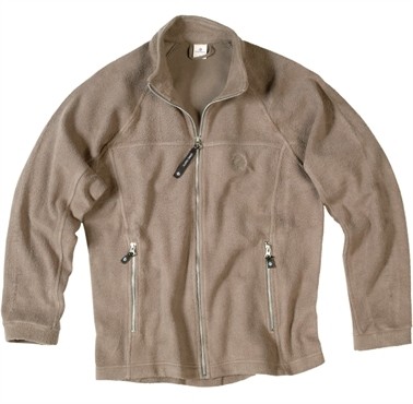 Chaqueta polar color marrón suave de Living Crafts