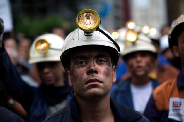 Marcha negra del carbón y la economía verde