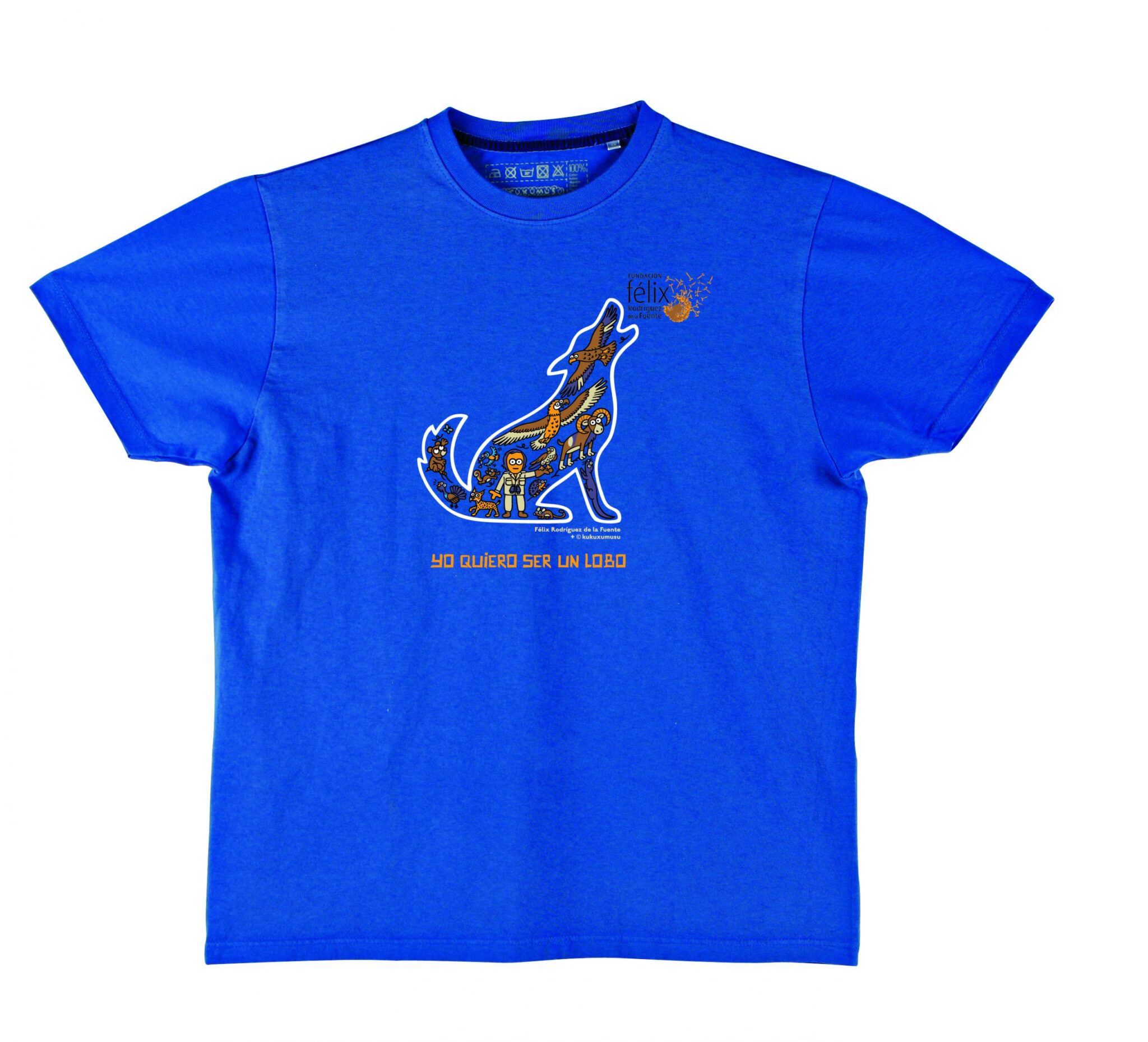 Kukuxumusu diseña una camiseta para preservar el legado de Félix Rodríguez de la Fuente