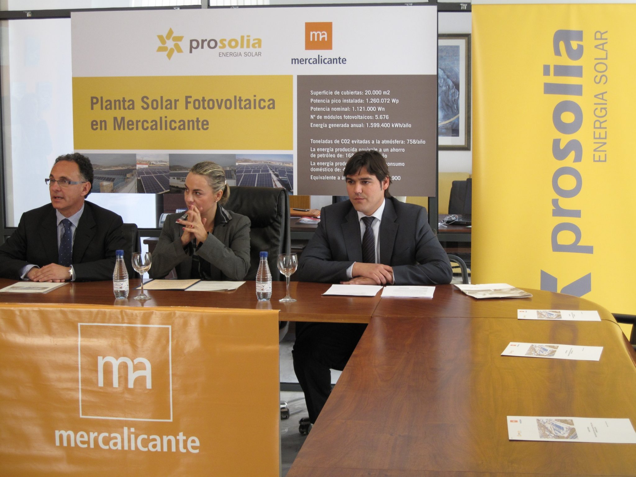 Mercalicante y Prosolia inauguran una planta solar fotovoltaica de 20.000 metros cuadrados