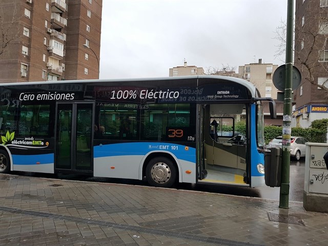 La EMT incorpora en pruebas un autobús ecológico con tecnología 100% eléctrica entre Ópera y San Ignacio