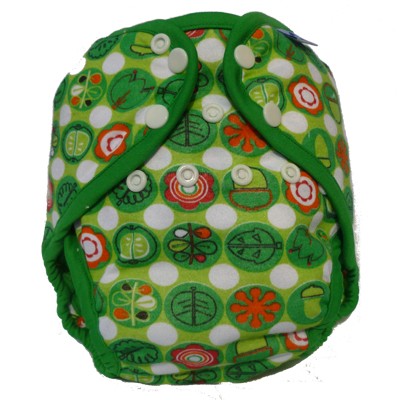 Pañal todo en uno rellenable de Algodón nuevos colores de Tucuxi - Modelo Beluga