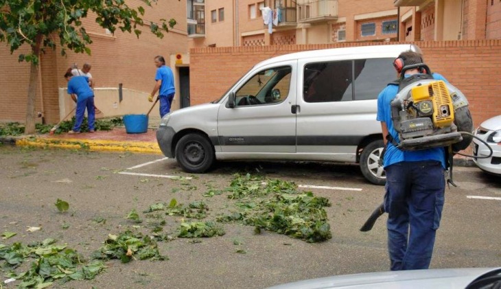 Alcañiz. Nueva maquinaria para la limpieza urbana