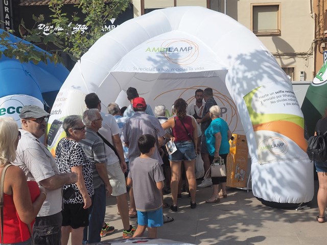 Ambilamp con el reciclaje en la Vuelta a España