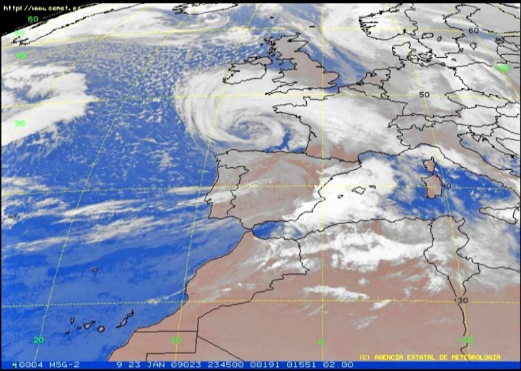 Te informamos sobre las próximas borrascas que pueden llegar a España