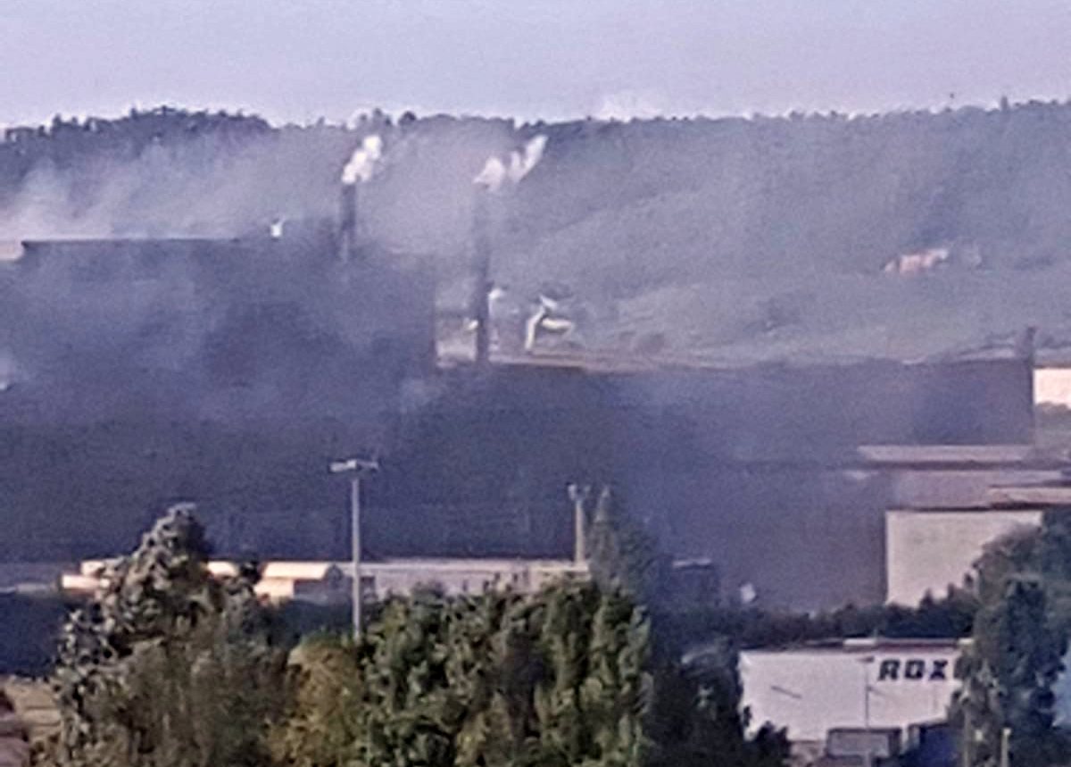 Asturias. Una tarde horrible de contaminación en Gijon y Carreño