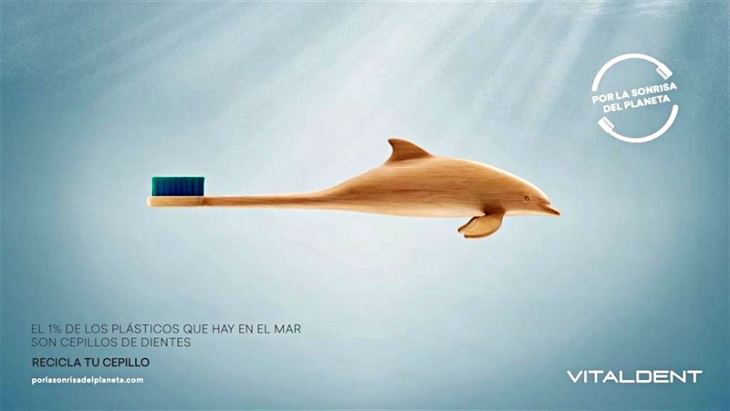 Campaña para evitar que los cepillos de dientes contaminen los océanos