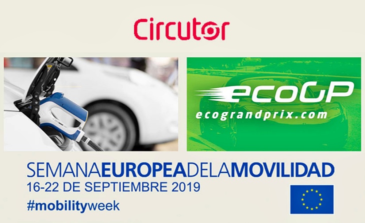 CIRCUTOR participa en ECO GRAND PRIX y realizará una Jornada Técnica sobre vehículos eléctricos