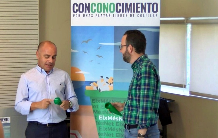 Elche. Más ceniceros para que hayan menos colillas