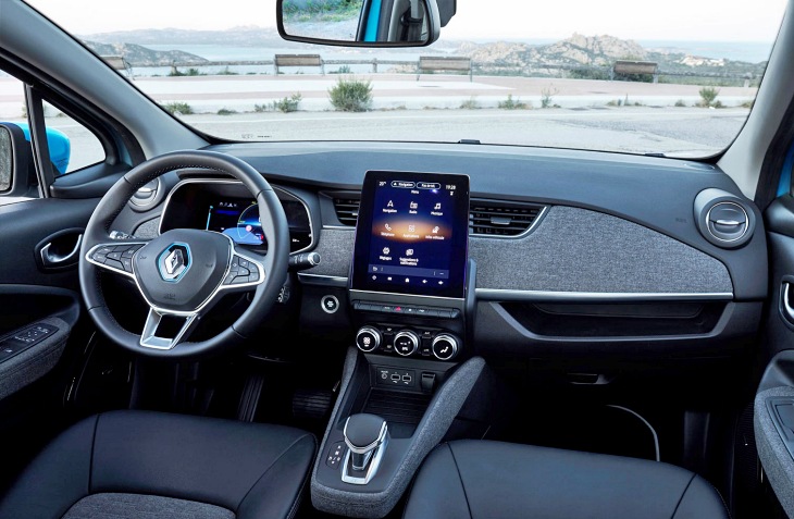 Renault eléctrico Zoe ahora con la tapicería de textil reciclado