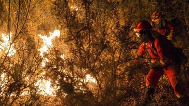 Diversos incendios forestales en Cantabria