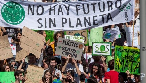 Fridays For Future toma las calles para protestar contra el cambio climático