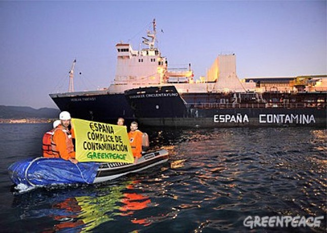 Contaminación de la Bahía de Algeciras