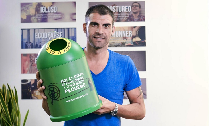 Programa Recicla vidrio y pedalea