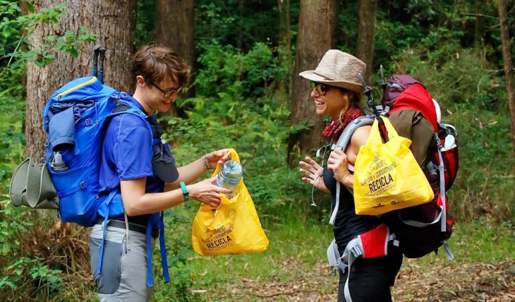 Basuraleza en el Camino de Santiago