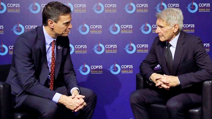 El actor Harrison Ford se enfrenta las políticas negacionistas de Donald Trump