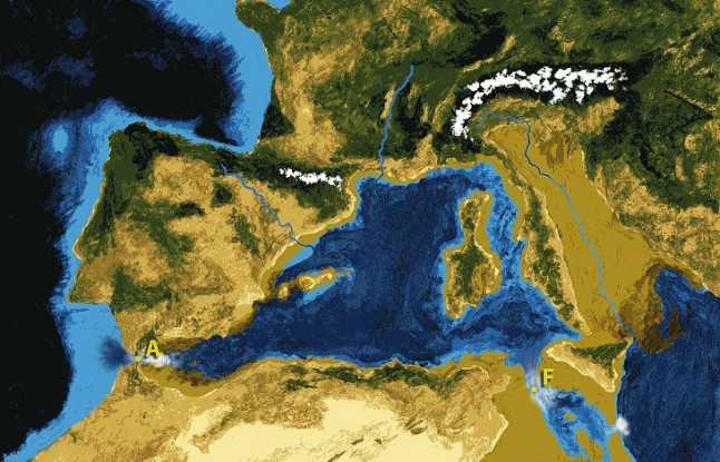Nuevas pruebas de la megainundación del Mediterráneo hace 5 millones de años