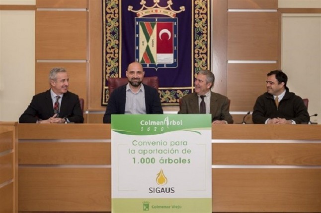 SIGAUS sumara 1.000 nuevos árboles en su séptimo bosque urbano de Colmenar Viejo