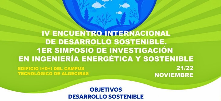Investigadores y expertos se darán cita los días 21 y 22 de noviembre en el IV Encuentro Internacional sobre Desarrollo Sostenible en Algeciras