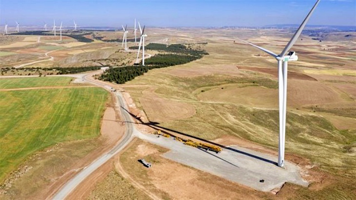 Arranca el mayor parque eólico de Aragón