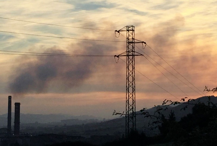 Gijón amanece con mala calidad del aire