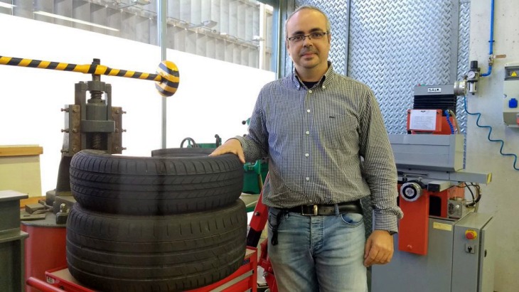 En Tarragona logran un nuevo material para fabricar aislantes del calzado reutilizando neumáticos