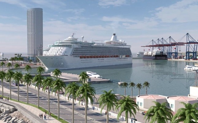 Agria polémica por la evaluación de impacto ambiental del futuro hotel del puerto de Málaga