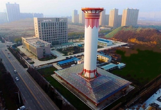 El purificador gigante Made in China